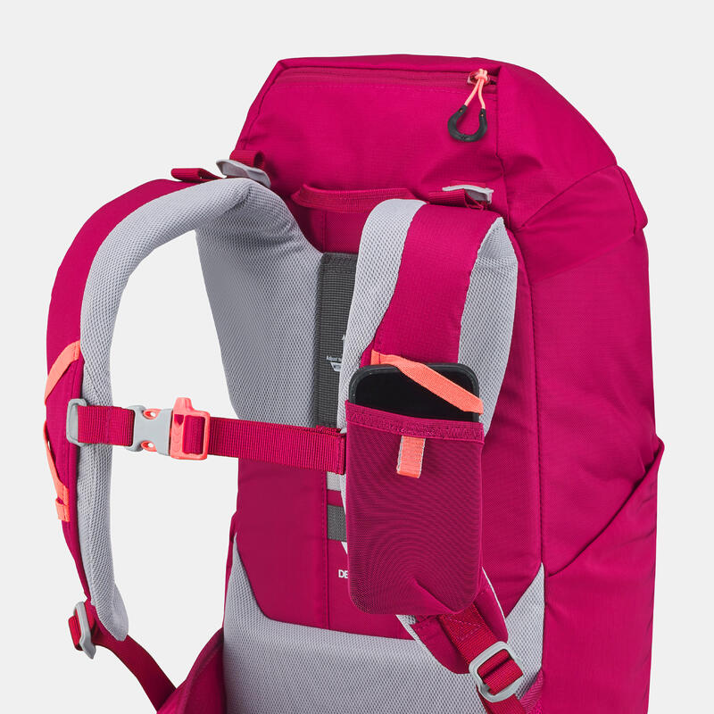 Çocuk Outdoor Sırt Çantası - 18 L - Siyah / Kahverengi - MH500