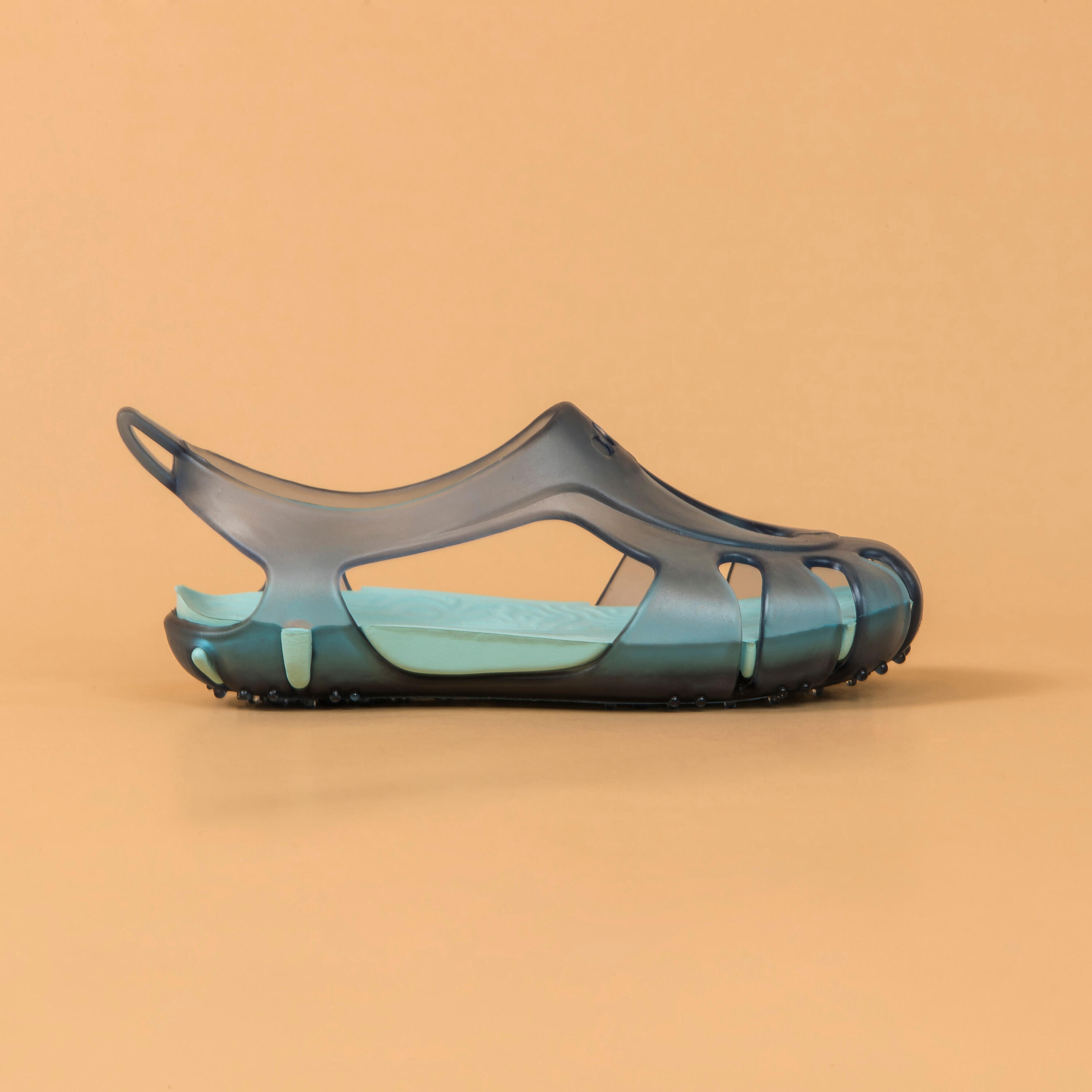 Baby Pool Shoes Grey Mint Green Decathlon