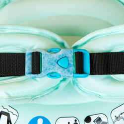 Kids adjustable pool armbands Tiswim 2 Gazelle light green
