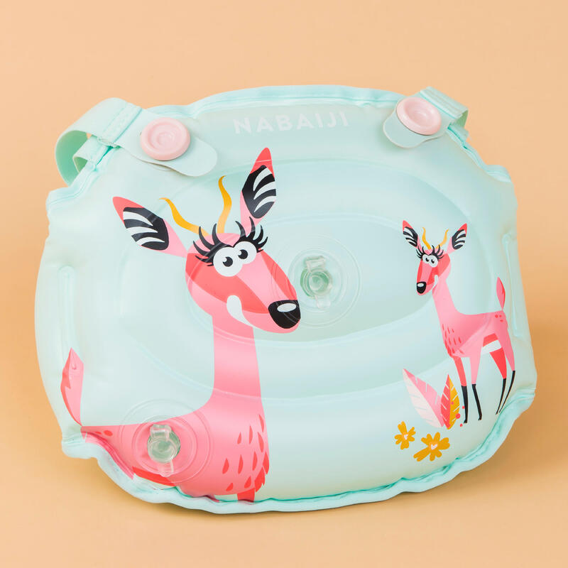 Brassards De Piscine Evolutif Enfant - Tiswim 2 Gazelle - Vert clair