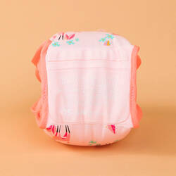 Pool Armbands - Pink with "Gazelle” Print Fabric Interior For Kids 15-30 kg