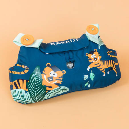 Pelampung Renang Lengan-Pinggang Anak Adjustable 15-30 kg TISWIM "Tiger" Blue