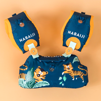 Brassards-Ceinture Piscine Evolutif TISWIM Enfant 15 à 30 kg Bleu &quot;Tigre&quot;