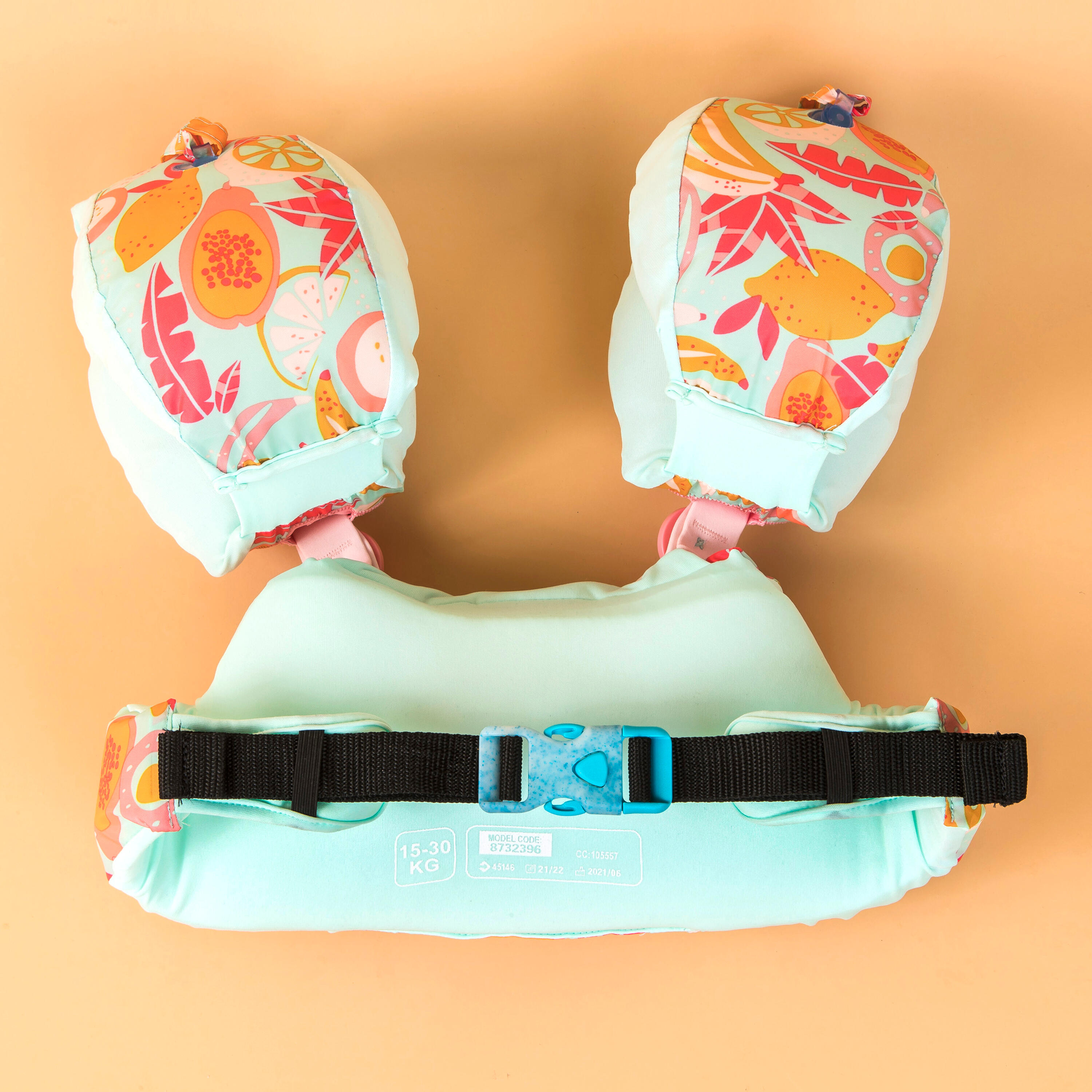 Kids’ Swimming Adjustable Pool Armbands-waistband 15 to 30 kg TISWIM “Fruit” 2/8