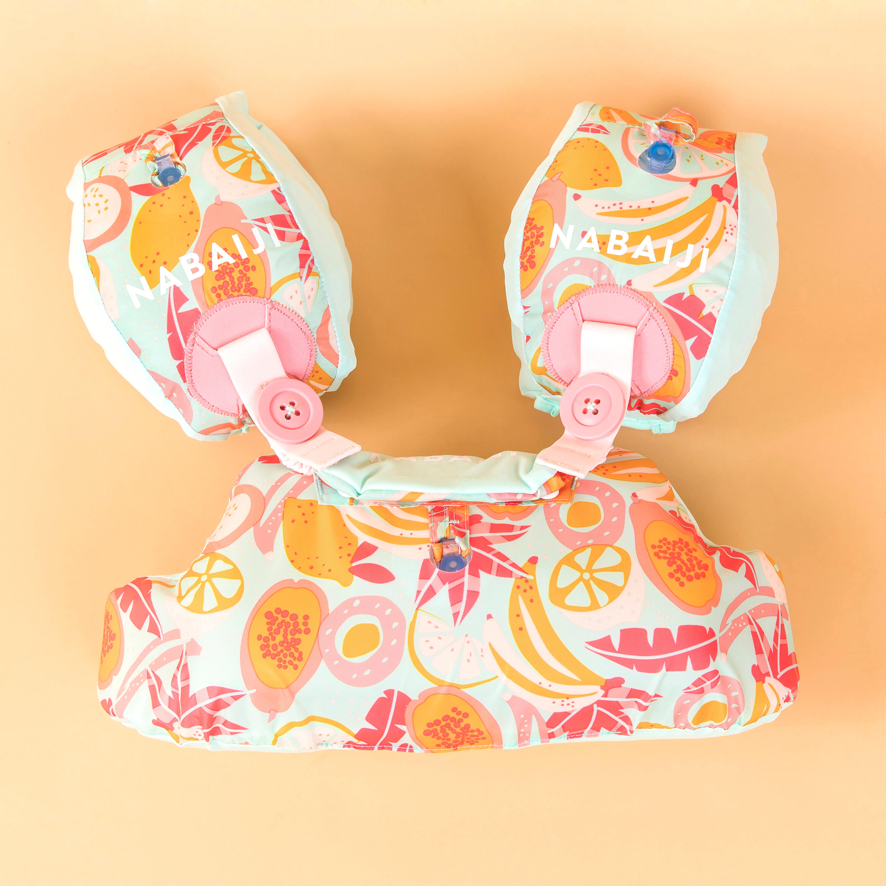 Kids' Adjustable Pool Armbands-Waistband - Tiswim "Fruits" - NABAIJI