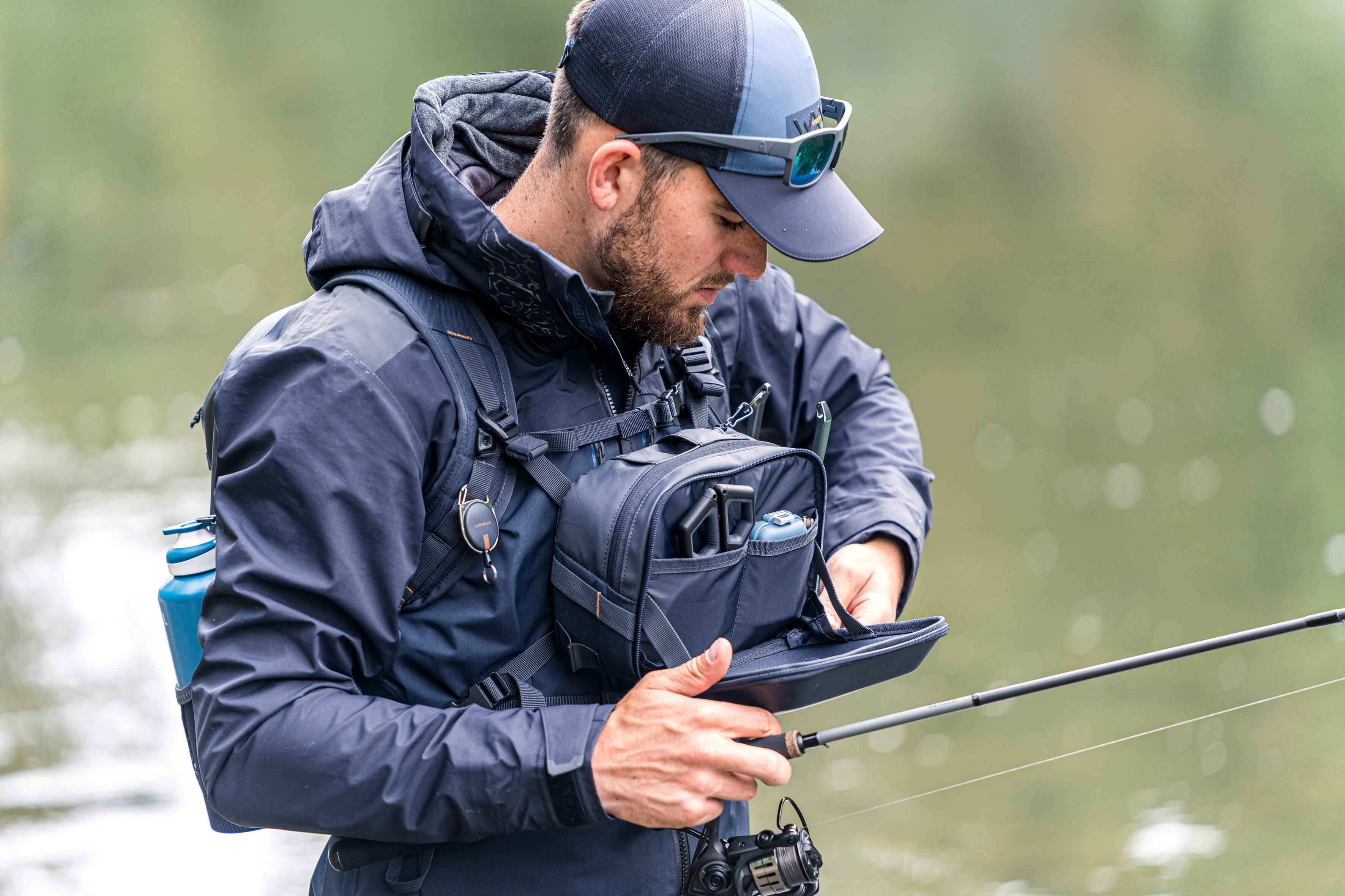 500 fishing backpack and chest pack - CAPERLAN