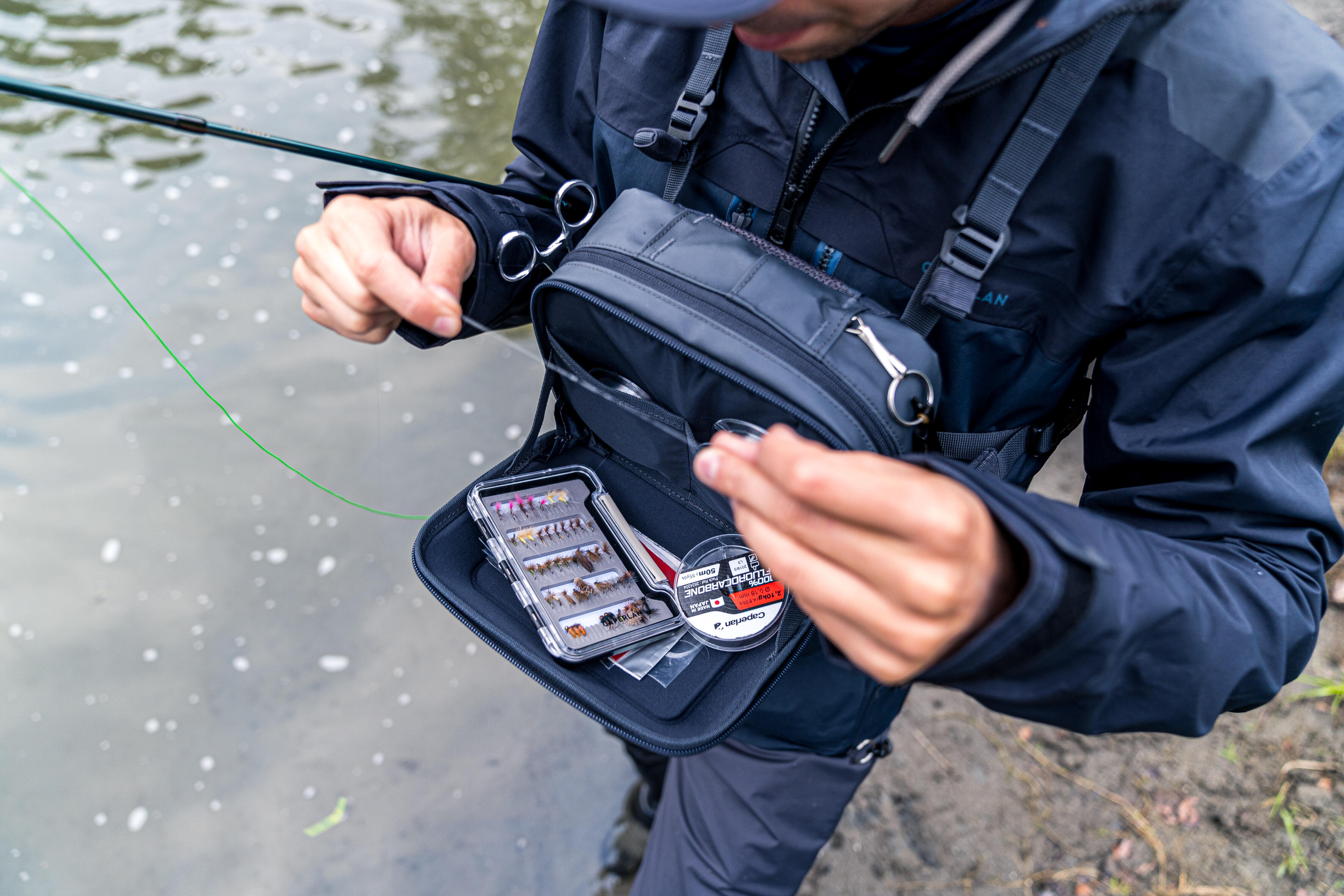500 fishing backpack and chest pack - CAPERLAN