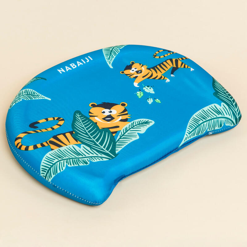 Kid's Swim Board blue with "TIGER" print