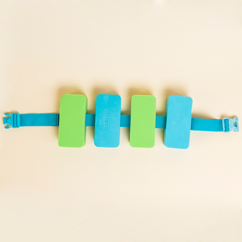 Ceinture De Natation 15 60 kg Avec Pains De Mousse Bleus et Verts pour les clubs et collectivites Decathlon Pro
