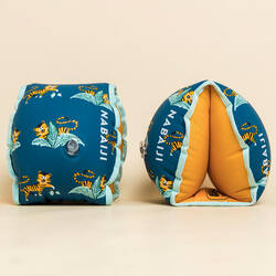 TEXTILE ARMBAND DARK TIGER BLUE