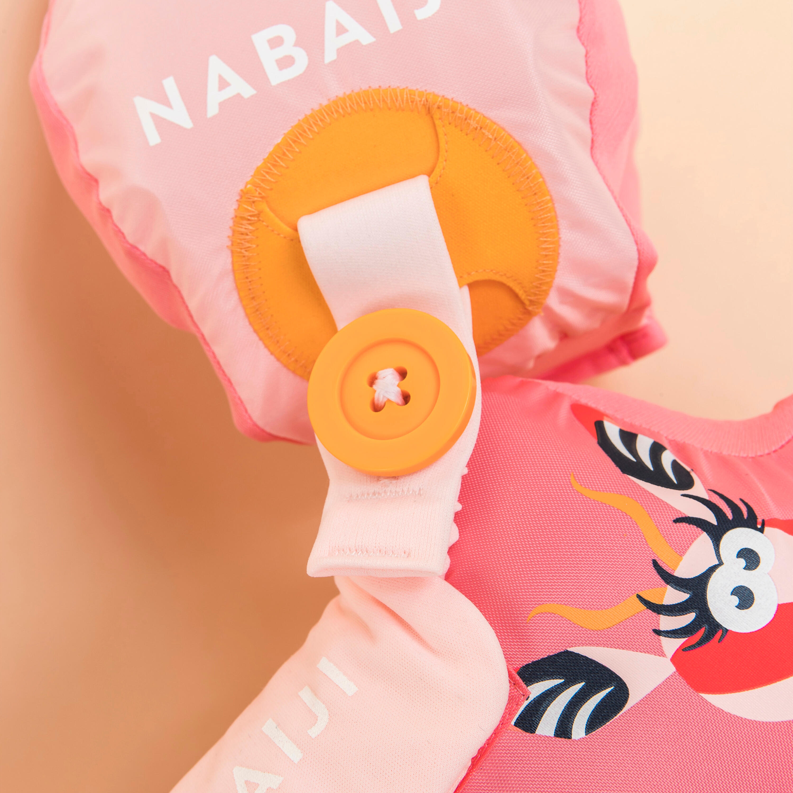 Ceinture de natation avec brassards enfant - rose - NABAIJI