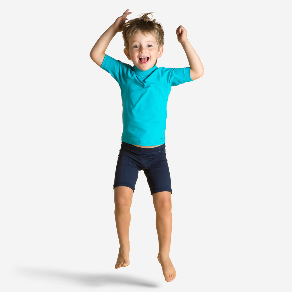 Bas De Maillot Mi Long Anti UV Bébé / Enfant Bleu Foncé