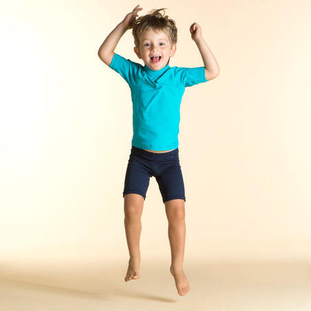 Baby / Kids’ Mid-Length Anti-UV Swimsuit Bottom - Dark Blue