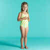 Baby Girls' One-Piece Swimsuit - Yellow Lemon Print