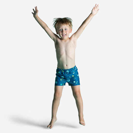 
      Perive bokserice za plivanje za djecu plave s printom
  