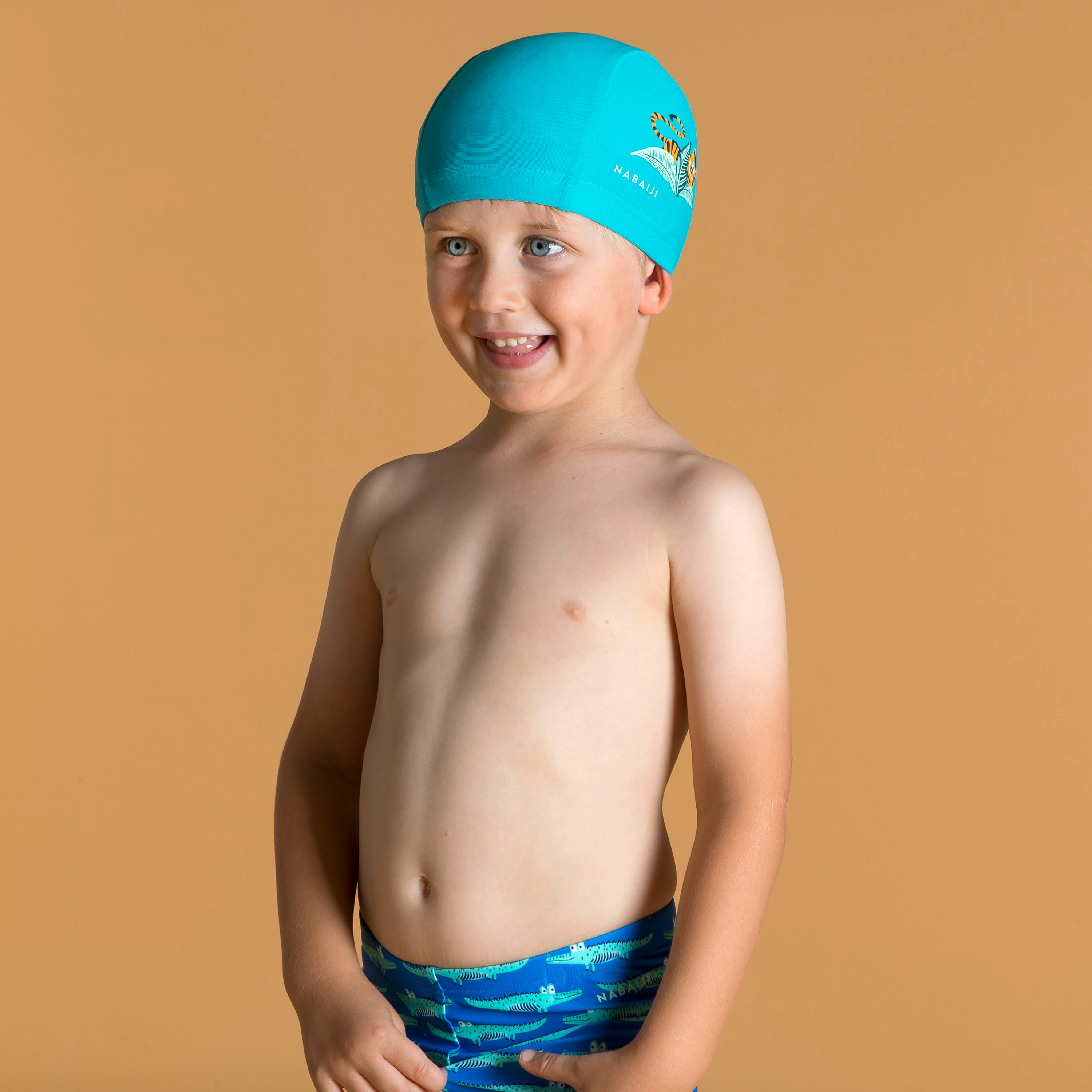 3 Pcs Bonnets de Bain pour Enfants Bonnets de Piscine pour Garçon