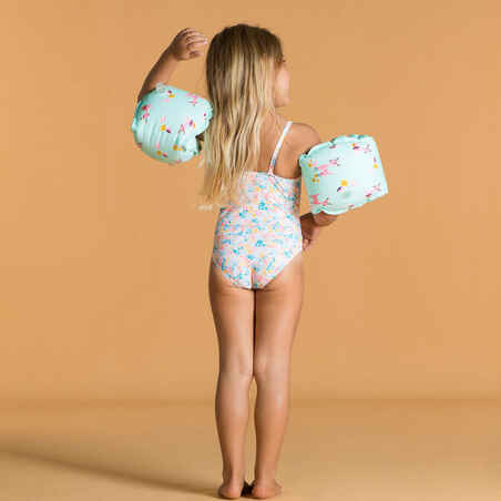 Swimming pool armbands with inner fabric for 15-30 kg kids printed "Gazelle"
