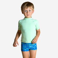 Svetlozelena dečja majica kratkih rukava sa UV zaštitom