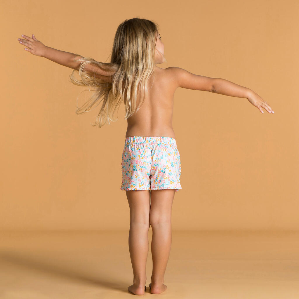 Baby / Kids’ Swim Shorts with Flower Print