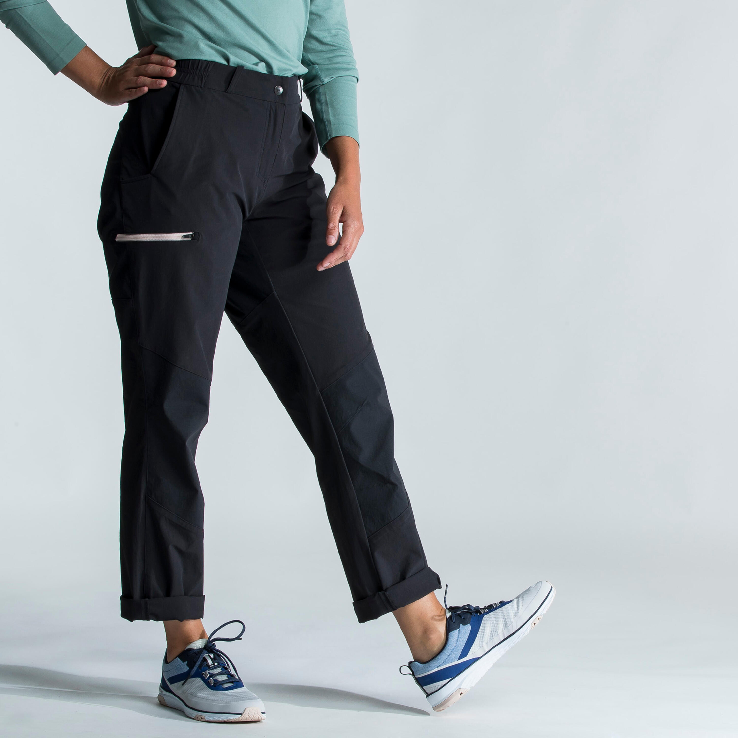 Pantaloni vela donna SAILING 500 neri TRIBORD | DECATHLON