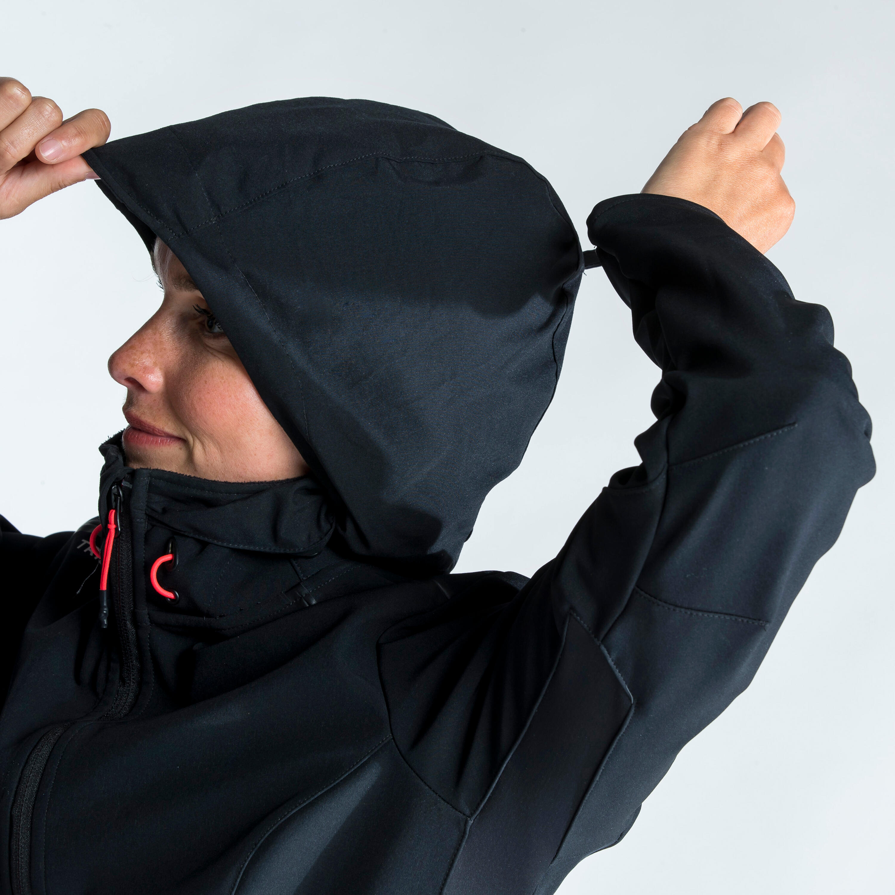 Women's Sailing Windproof Softshell Jacket 900 - Black 8/8