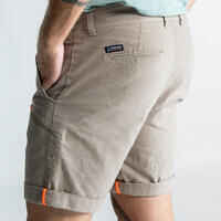 Men's Sailing Bermuda Shorts SAILING 100 beige