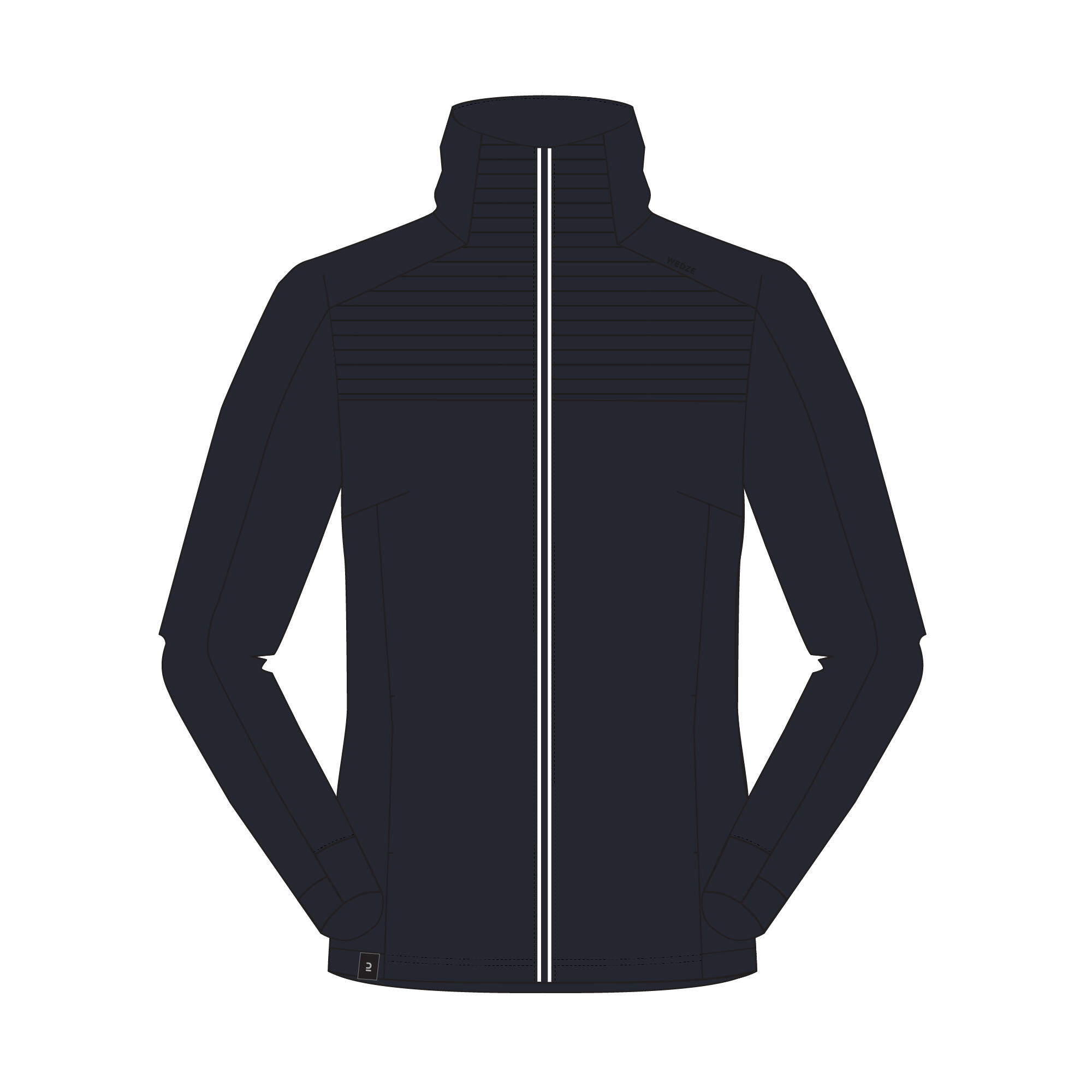 Chaqueta polar de esquí y nieve lana merino Mujer Wedze Ski-P 500 6/6