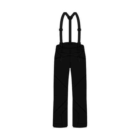 MEN’S WARM SKI TROUSERS 180 - BLACK