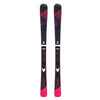 KIDS’S DOWNHILL SKIS WITH BINDING - BOOST 500 - BLUE/PINK