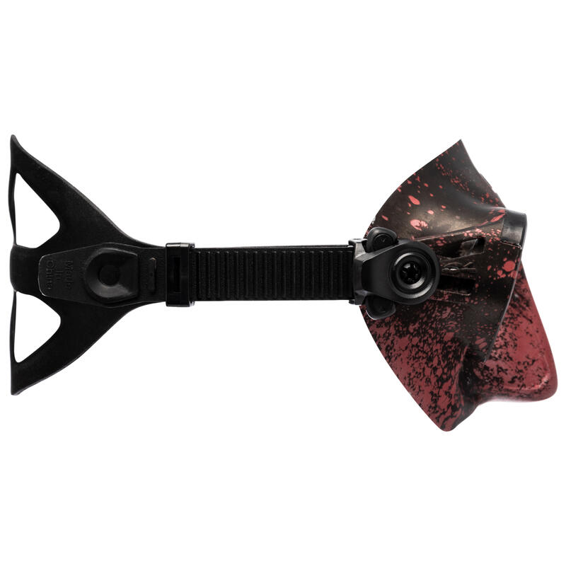 Máscara de Pesca Submarina y Apnea C4 Carbon Falcon Firestone Rojo Camuflaje