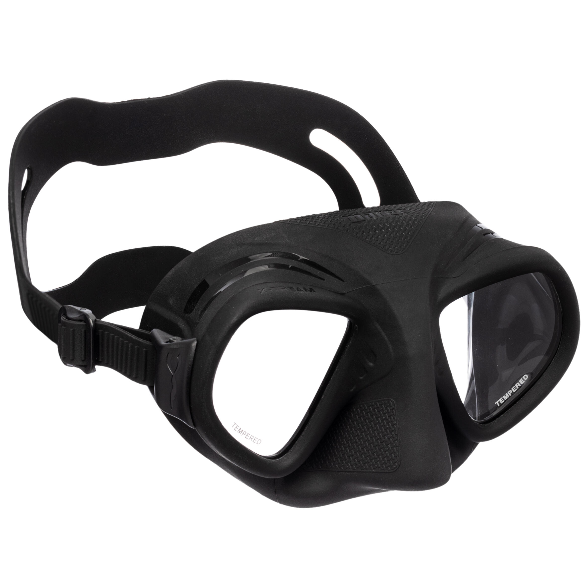 Freediving and Spearfishing Mask X-STREAM - Black 1/9