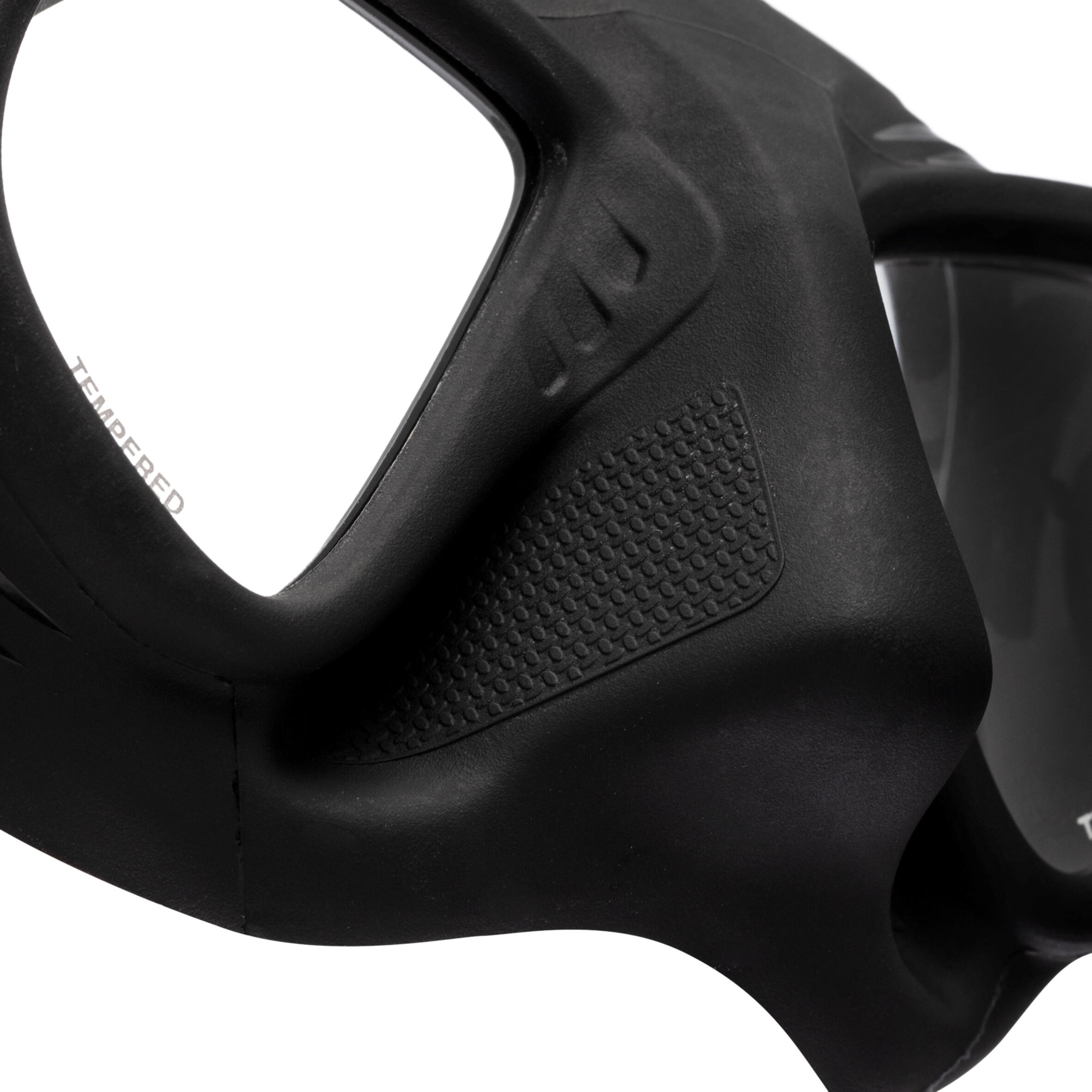 Freediving and Spearfishing Mask X-STREAM - Black 6/9