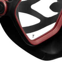 SPEARFISHING AND FREEDIVING MASK WOLF - BLACK/RED