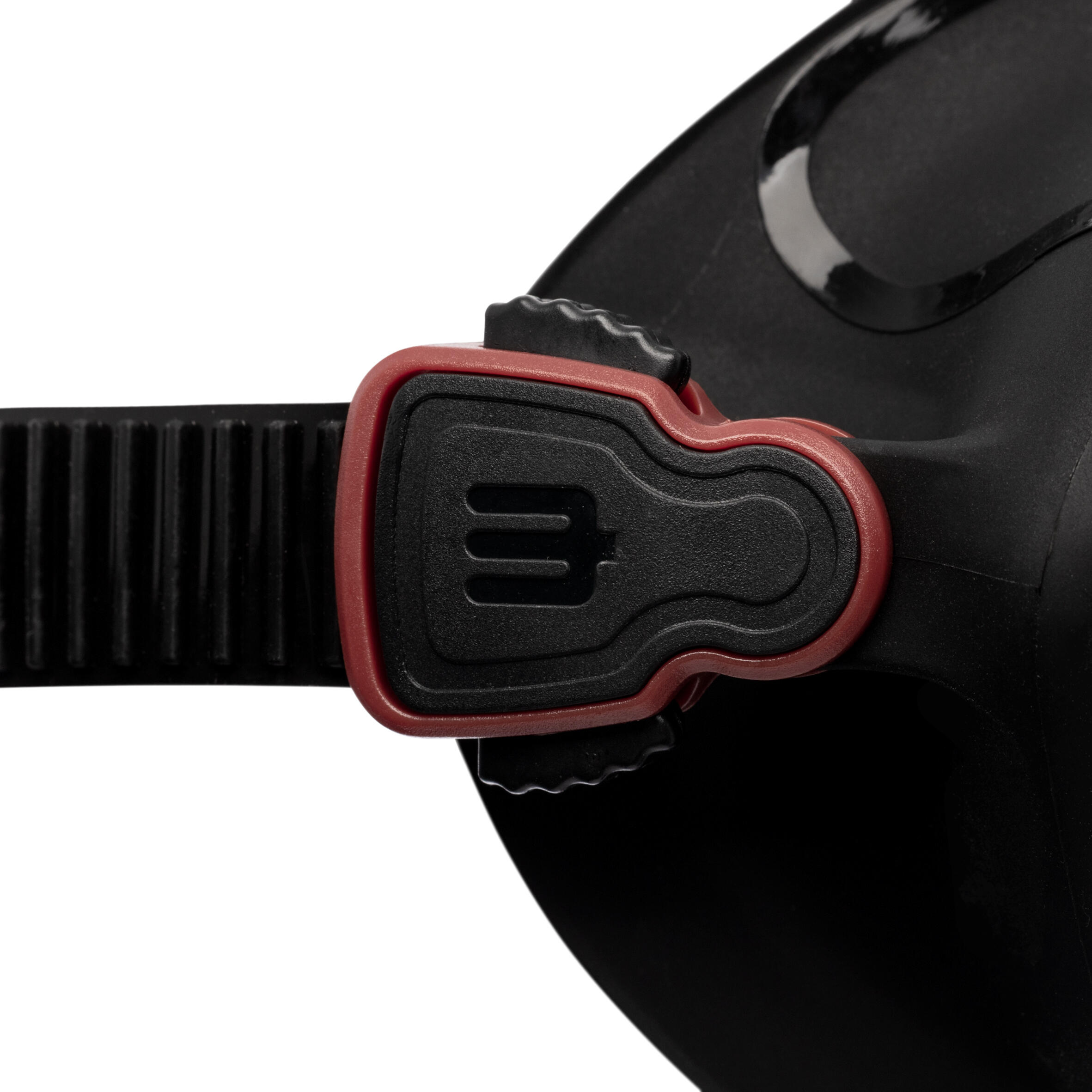 SPEARFISHING AND FREEDIVING MASK WOLF - BLACK/RED 7/8