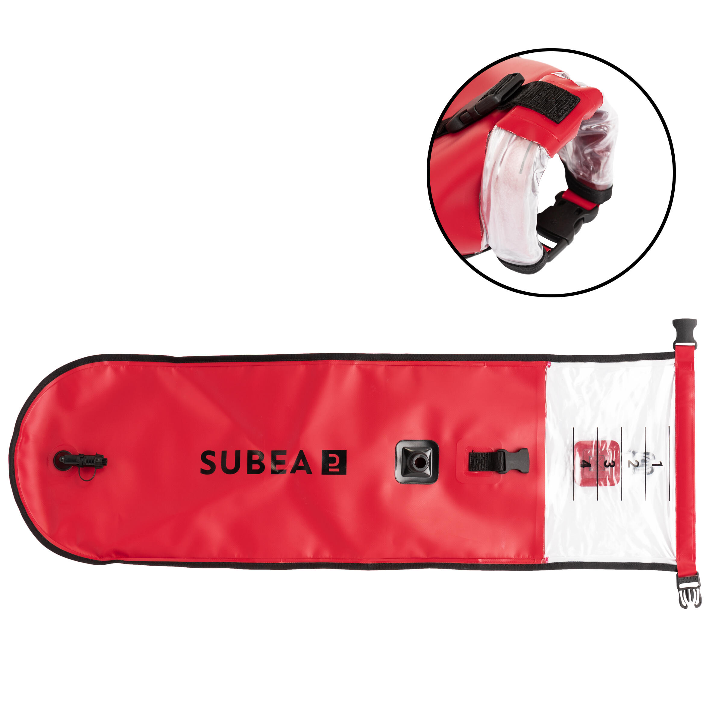 SUBEA Bója na podmorský rybolov SPF 500 s vodotesnou priehradkou bez · záber 6