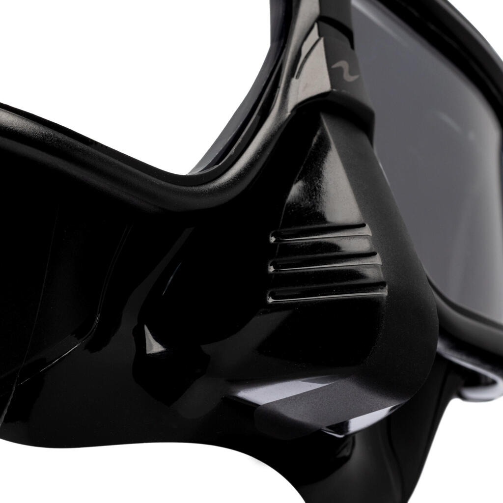 Maska na nádychové potápanie unisex Aqualung Sphera X čierna