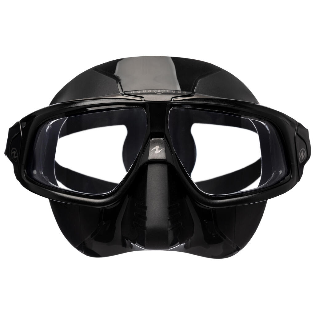 Tauchmaske Freediving Damen/Herren Aqualung Sphera X schwarz