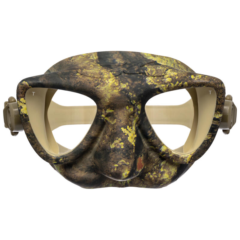 Duikbril voor vrijduiken en harpoenvissen Plasma camouflage