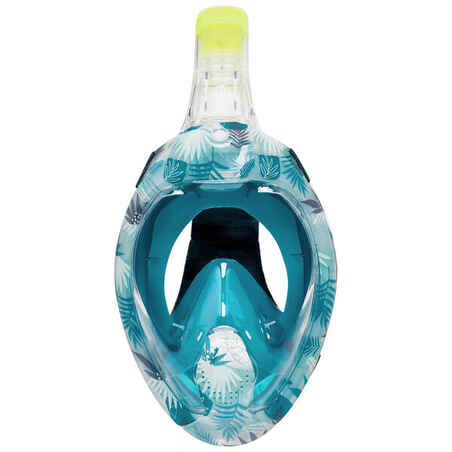 Surface snorkelling mask Easybreath + with acoustic valve > age 10 jungl