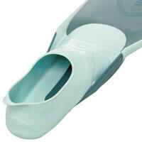 Kids' scuba fin - FF 100 Soft Light Green