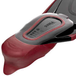 Adults’ snorkelling fins SUBEA SNK 500 - maroon