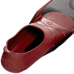 Diving fins - FF 100 Black and Burgundy