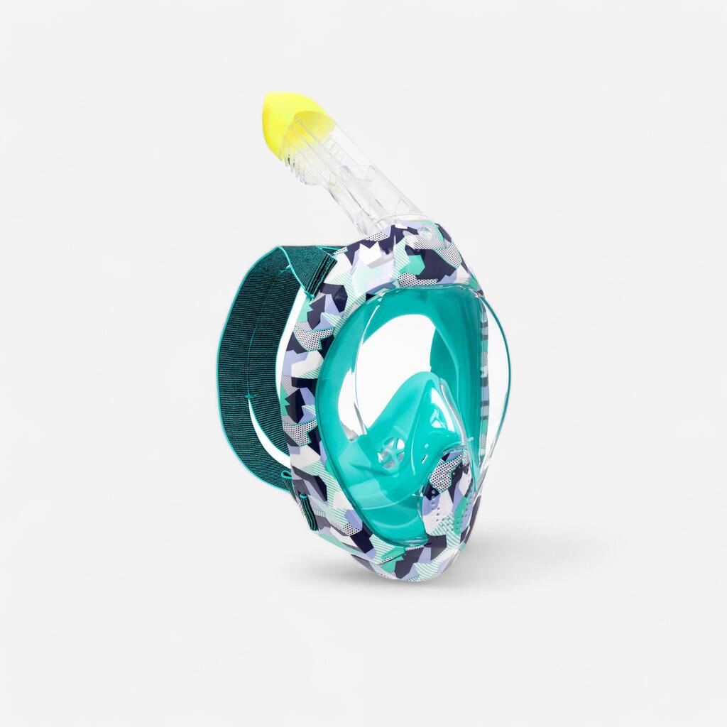 Maska za ronjenje Easybreath+ sa akustičnim ventilom (10+ godina) - ljubičasta