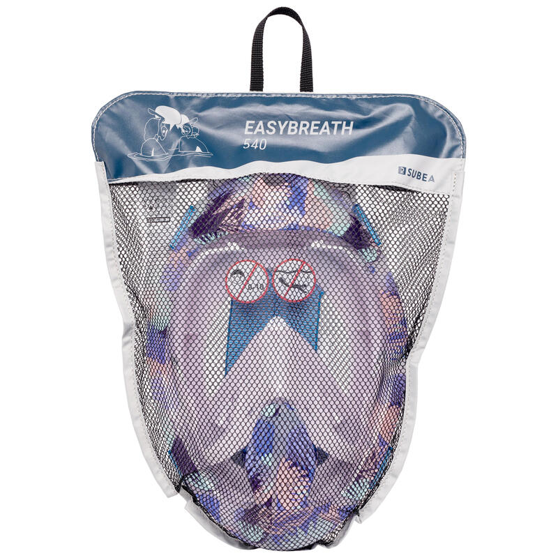 Mască Easybreath+ cu valvă acustică 540 freetalk Leaf Dream Mov Adulți 