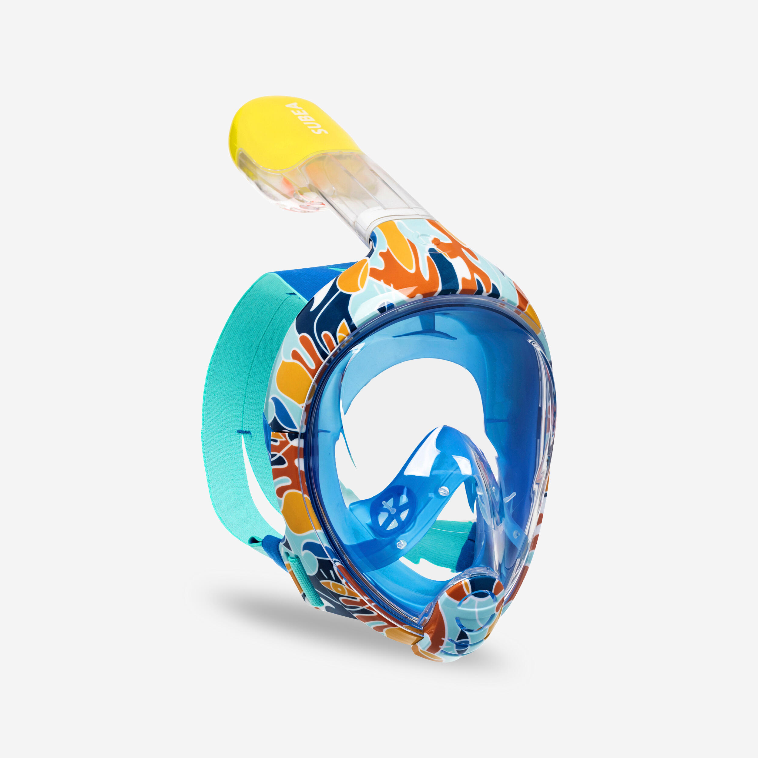 MascÄƒ Easybreath snorkeling la suprafaÈ›Äƒ XS Street Art Copii 6-10 ani