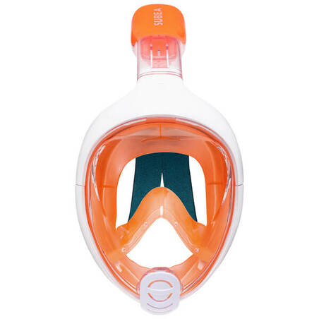 Masker Snorkel Permukaan Easybreath Anak XS (6-10 tahun) - Oranye