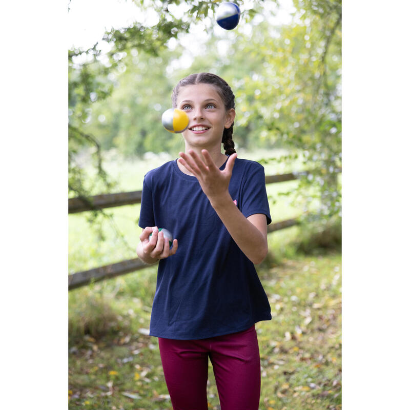 Three-Pack of Juggling Balls for Small Hands 55 mm, 60 g and Carrying Bag