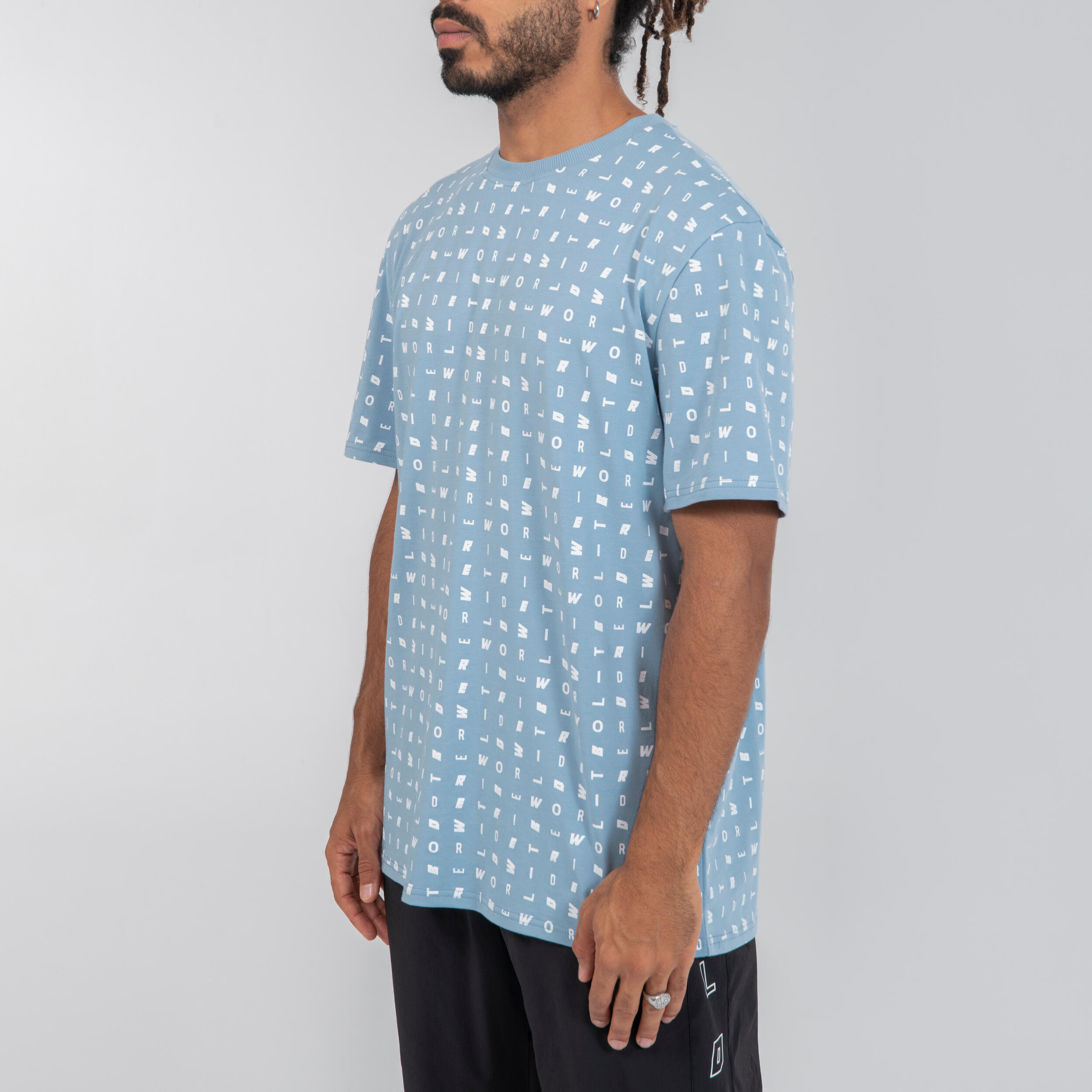 Men's Urban Dance T-Shirt - Blue/Print 3/8