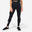 Tanz-Leggings Urban Dance hoher Taillenbund Damen - schwarz mit print