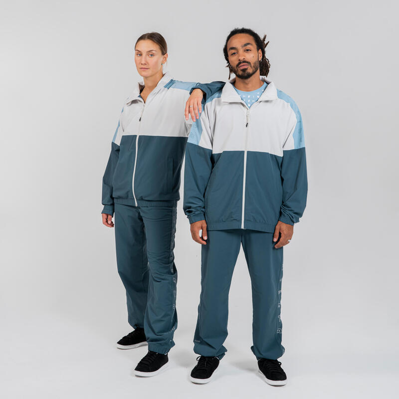 Veste de danses urbaines bleu vintage unisexe